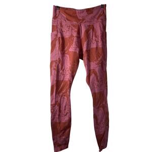 Pact Marbled Pink Rosebud Leggings Small